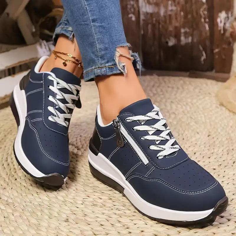 Oxford Lace Up Women - Женские кроссовки на платформе с боковой