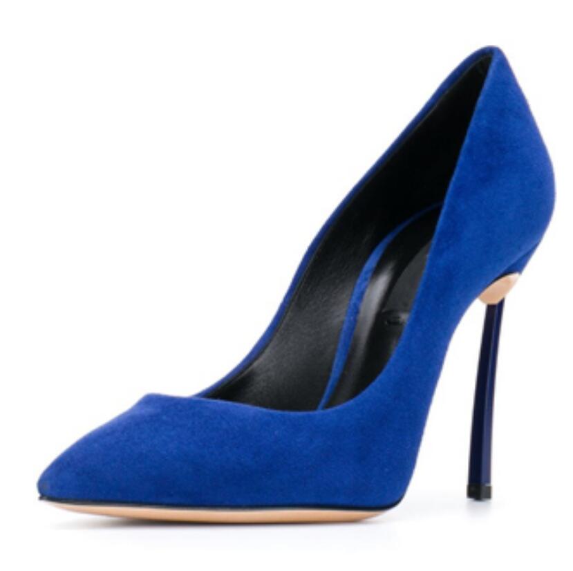 Court Heel Pointed - Женские туфли-лодочки с острым носком и