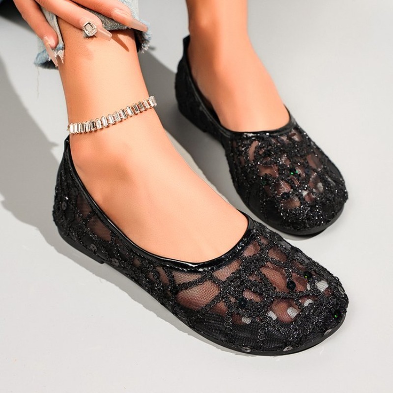 Women'S Shoes Clogs - Новые сетчатые удобные туфли-слипоны с круглым