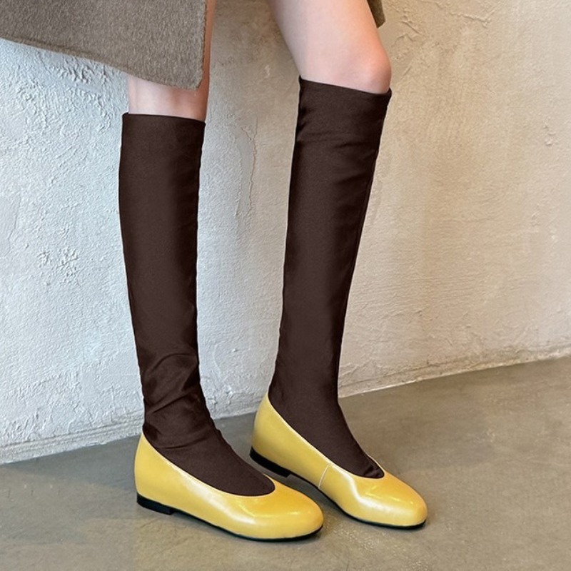 Sock Boot Women - Модные брендовые сапоги до колена с