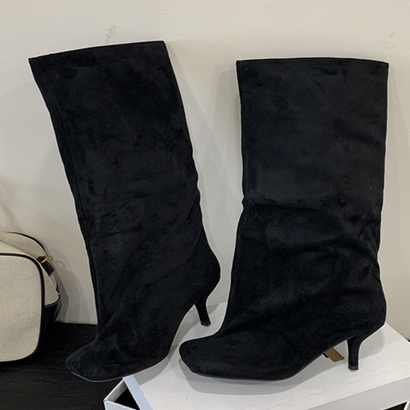 Зимние уличные женские сапоги  – обзор и цена Knee High Boots Women