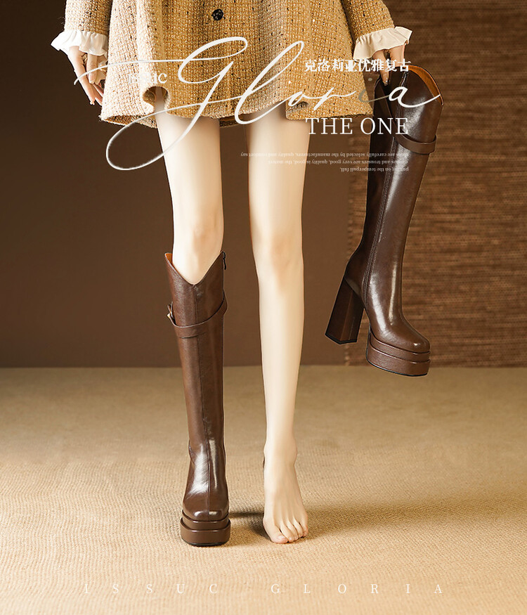 Осенние и зимние женские ботин – обзор и цена Knee High Boots Women