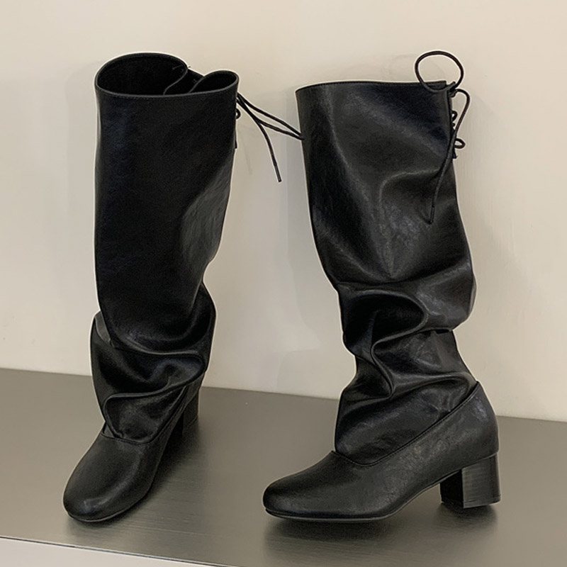 Новые зимние модные сапоги 202 – обзор и цена Knee High Boots Women