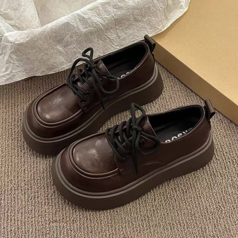 Женские винтажные коричневые о – обзор и цена Oxford Lace Up Women