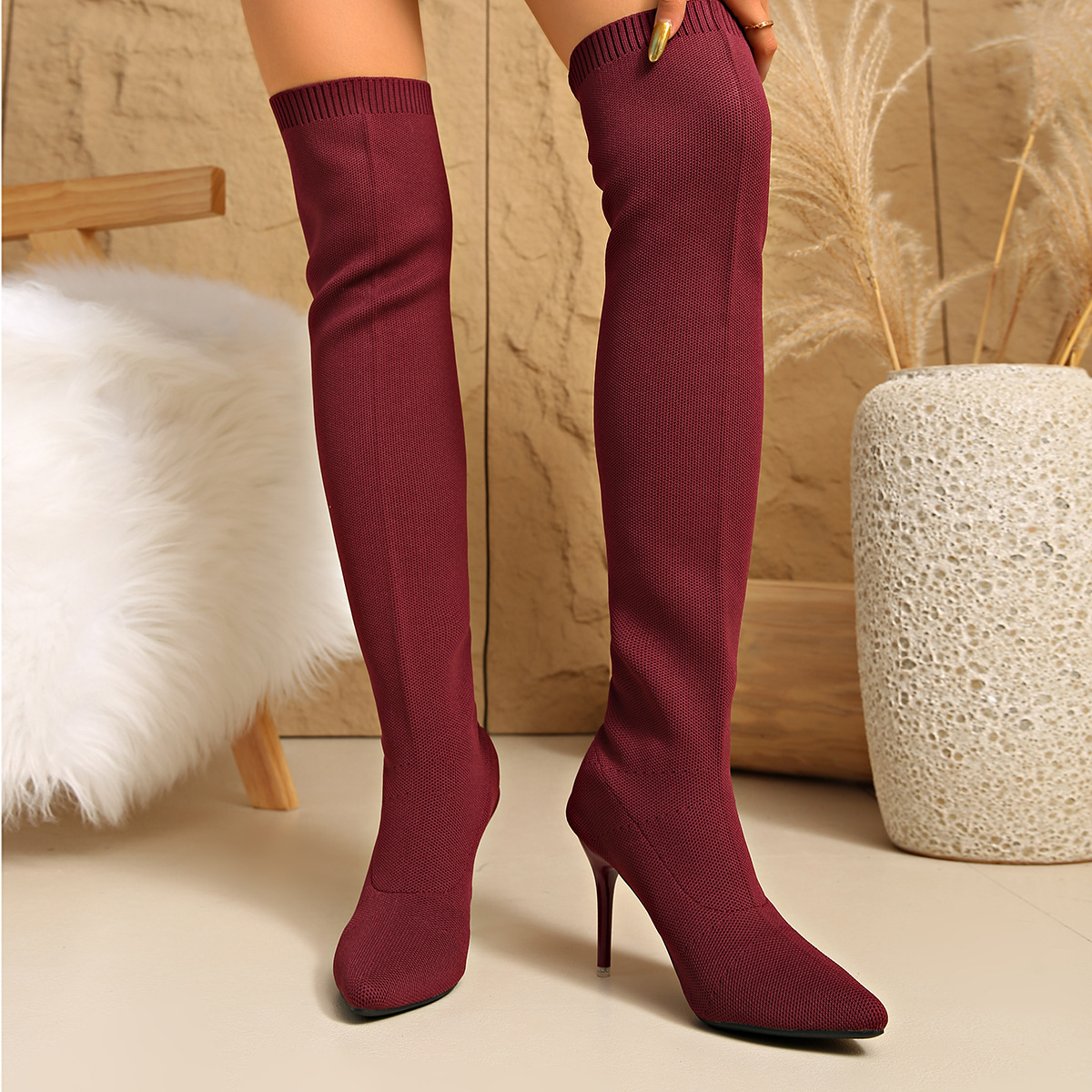 Женские ботильоны-носки выше к – обзор и цена Sock Boot Women