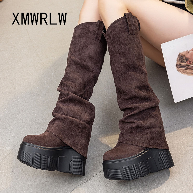 XMWRLW 2025 г., осенне-зимние  – обзор и цена Knee High Boots Women
