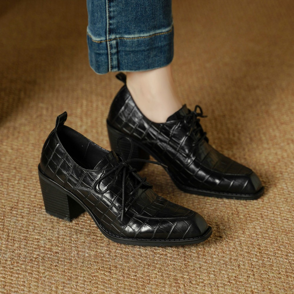 Женские туфли из натуральной к – обзор и цена Oxford Lace Up Women